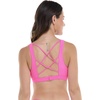 image:imageBody Glove Womens Star Support CrossOver Sports Bra Swimsuit Top with Multi Strap BackSugar Plum
