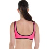 image:imageBody Glove Womens You Spin Me ZipFront Crop Top  Low Back Sporty SilhouetteGroove Bubble Gum