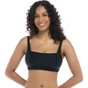 image:imageBody Glove Womens EDI Cup Bikini Top Swimsuit with Adjustable Laceup Back and Wide Underbust Band for SupportBlack