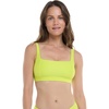 image:imageBody Glove Womens EDI Cup Bikini Top Swimsuit with Adjustable Laceup Back and Wide Underbust Band for SupportKey Lime