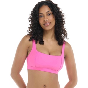 image:imageBody Glove Womens EDI Cup Bikini Top Swimsuit with Adjustable Laceup Back and Wide Underbust Band for SupportSugar Plum