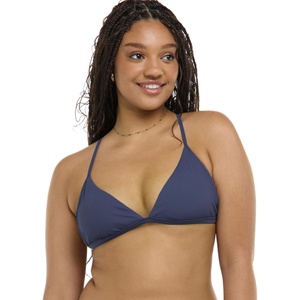 image:imageBody Glove Womens Evelyn Fixed Triangle Halter Bikini Top Swimsuit with 2Way BackBikini TopDusk Ibiza Rib