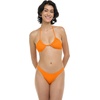 image:imageBody Glove DITA Slider Triangle Bikini Top SwimsuitComo Textured Orange