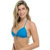 image:imageBody Glove Smoothies Baby Love Solid Molded Cup Triangle Push Up Bikini Top SwimsuitBlue Wave