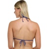 image:imageBody Glove Smoothies Baby Love Solid Molded Cup Triangle Push Up Bikini Top SwimsuitIris Blue