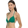 image:imageBody Glove Smoothies Baby Love Solid Molded Cup Triangle Push Up Bikini Top SwimsuitViridian Green