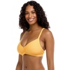 image:imageBody Glove Smoothies Drew Bikini Top SwimwearBody Glove Womens Standard Smoothies Drew Solid D  Dd  E  F Cup Underwire Bikini Top With Adjustable 2way Back Detail