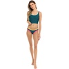 image:imageBody Glove Womens Azelie Crop Bikini Top SwimsuitKingfisher Colorblock
