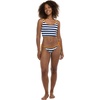 image:imageBody Glove Womens Azelie Crop Bikini Top SwimsuitMaritime Stripe