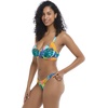 image:imageBody Glove Womens Drew Bikini Top Swimsuit with Adjustable 2Way Back DetailCuracao Tropical