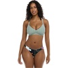 image:imageBody Glove Womens Drew Bikini Top Swimsuit with Adjustable 2Way Back DetailDreamy FloralStripe Reversible
