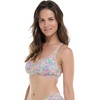 image:imageBody Glove Womens Drew Bikini Top Swimsuit with Adjustable 2Way Back DetailEstella Multi Floral
