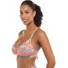image:imageBody Glove Womens Drew Bikini Top Swimsuit with Adjustable 2Way Back DetailFestive Geo Print