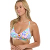 image:imageBody Glove Womens Drew Bikini Top Swimsuit with Adjustable 2Way Back DetailFloret Floral