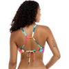 image:imageBody Glove Womens Drew Bikini Top Swimsuit with Adjustable 2Way Back DetailFree Flow Stripe
