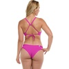 image:imageBody Glove Womens Drew Bikini Top Swimsuit with Adjustable 2Way Back DetailFucshia Ibiza Rib
