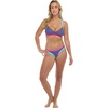 image:imageBody Glove Womens Drew Bikini Top Swimsuit with Adjustable 2Way Back DetailIris Blue Colorblock