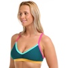 image:imageBody Glove Womens Drew Bikini Top Swimsuit with Adjustable 2Way Back DetailKingfisher Colorblock