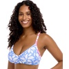 image:imageBody Glove Womens Drew Bikini Top Swimsuit with Adjustable 2Way Back DetailPetal Print