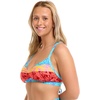 image:imageBody Glove Womens Drew Bikini Top Swimsuit with Adjustable 2Way Back DetailShadow Tropical