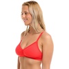 image:imageBody Glove Womens Drew Bikini Top Swimsuit with Adjustable 2Way Back DetailSnapdragon Ibiza Rib
