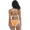 image:imageBody Glove Womens Drew Bikini Top Swimsuit with Adjustable 2Way Back DetailSunny Orange Texture