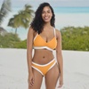 image:imageBody Glove Womens Drew Bikini Top Swimsuit with Adjustable 2Way Back DetailSunny Orange Texture