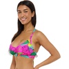 image:imageBody Glove Womens Drew Bikini Top Swimsuit with Adjustable 2Way Back DetailTulum Tropic