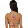 image:imageBody Glove Womens Drew Bikini Top Swimsuit with Adjustable 2Way Back DetailTulum Tropic