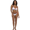 image:imageBody Glove Womens Drew Bikini Top Swimsuit with Adjustable 2Way Back DetailWhite Colorblock