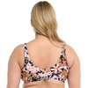 image:imageBody Glove Womens Kate Plus Size Crop Bikini Top Swimsuit with Front Tie Available in Sizes 1x2X3XMatria Floral