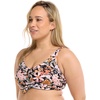 image:imageBody Glove Womens Kate Plus Size Crop Bikini Top Swimsuit with Front Tie Available in Sizes 1x2X3XMatria Floral