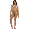 image:imageBody Glove Womens Kerry Twist Front Bikini Top Swimsuit with Adjustable 2Way Back DetailHarmony Colorblock