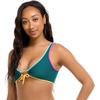 image:imageBody Glove Womens Lolah Bikini Top Swimsuit with Tie Front DetailKingfisher Colorblock