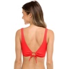 image:imageBody Glove Womens Lolah Bikini Top Swimsuit with Tie Front DetailSnapdragon Ibiza Rib
