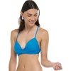 image:imageBody Glove Womens Smoothies Kerry Solid Twist Front Bikini Top Swimsuit with Adjustable 2Way Back DetailBlue Wave