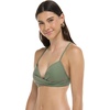 image:imageBody Glove Womens Smoothies Kerry Solid Twist Front Bikini Top Swimsuit with Adjustable 2Way Back DetailCactus