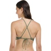 image:imageBody Glove Womens Smoothies Kerry Solid Twist Front Bikini Top Swimsuit with Adjustable 2Way Back DetailCactus