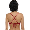 image:imageBody Glove Womens Smoothies Kerry Solid Twist Front Bikini Top Swimsuit with Adjustable 2Way Back DetailCranberry