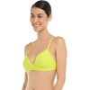 image:imageBody Glove Womens Smoothies Kerry Solid Twist Front Bikini Top Swimsuit with Adjustable 2Way Back DetailKey Lime