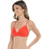 image:imageBody Glove Womens Smoothies Kerry Solid Twist Front Bikini Top Swimsuit with Adjustable 2Way Back DetailPoppy Red
