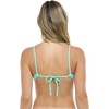 image:imageBody Glove Womens Smoothies Kerry Solid Twist Front Bikini Top Swimsuit with Adjustable 2Way Back DetailSea Mist