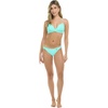 image:imageBody Glove Womens Smoothies Kerry Solid Twist Front Bikini Top Swimsuit with Adjustable 2Way Back DetailSea Mist