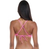 image:imageBody Glove Womens Smoothies Kerry Solid Twist Front Bikini Top Swimsuit with Adjustable 2Way Back DetailSugar Plum