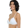 image:imageBody Glove Womens Smoothies Kerry Solid Twist Front Bikini Top Swimsuit with Adjustable 2Way Back DetailWhite Snow