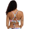image:imageBody Glove Womens Teagan Underwire Bikini Top Swimsuit with Adjustable 2Way Back DetailMiami Palm Tree Print