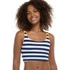image:imageBody Glove Womens Azelie Crop Bikini Top SwimsuitMaritime Stripe