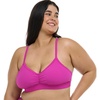 image:imageBody Glove Womens Drew Plus Bikini Top Swimsuit with Adjustable Tie Back Detail Available in Sizes 1x2X3XFuchsia Ibiza Rib
