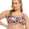 image:imageBody Glove Womens Kate Plus Size Crop Bikini Top Swimsuit with Front Tie Available in Sizes 1x2X3XMatria Floral