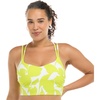 image:imageBody Glove Womens Mel Crop Bikini Top SwimsuitShade Leaf Print